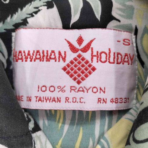 HAWAIIAN HOLIDAY  70s レーヨンアロハシャツ メンズ  S